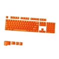 thumbnail image 1 of 104 Teclas Mate Shamjiam Resistencia a La Fatiga Key Caps para Clone Switches Game Lo Naranja Transparente, 1 of 9
