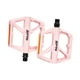 thumbnail image 1 of 2 pedales de bicicleta, confiables, elegantes, con reflector, para carretera. Rosa claro, 1 of 9