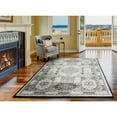 thumbnail image 2 of MDA Home Vaso Black/Cream Traditional Polypropylene Area Rug - 3'9'' x 5'9'', 2 of 5