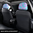 thumbnail image 3 of Kdxio Purple Dragon Scales Pattern Print 2 Piece Car Head Rest Covers Set Auto Front/Rear Seats Headrest Cover Universal Fit Most Cars,Sedan, SUV, 3 of 9