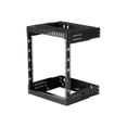 thumbnail image 4 of StarTech.com 12U 19" Wall Mount Network Rack - Adjustable Depth 12-20" 2 Post Open Frame Server Room Rack for AV/Data/ IT Communication/Computer Equipment/Switch w/Cage Nuts & Screws (RK12WALLOA), 4 of 7