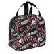 thumbnail image 2 of Easygdp Vintage Skull Casino Bolsa Térmica Premium - Tela Oxford Impermeable, Gran Capacidad, Bolsillo Frontal, Unisex para Trabajo, Escuela, Actividades al Aire Libre y Picnics, 2 of 8