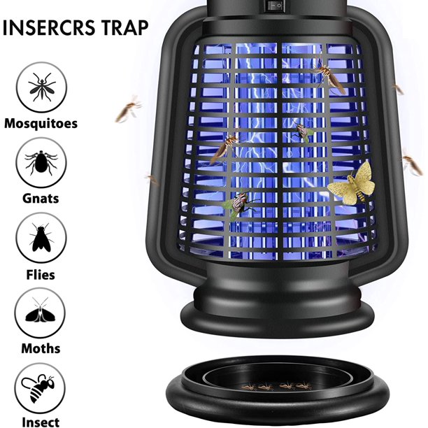 18W Powerful Electric Fly Traps Outdoor for Patio Backyard and Home
