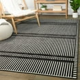 thumbnail image 3 of Balta Sinclair Striped Contemporary Area Rug Blue 2'7" x 7' Runner 6' Runner, 8' Runner Runner, Indoor Entryway, Kitchen, Dining Room Navy, 3 of 5