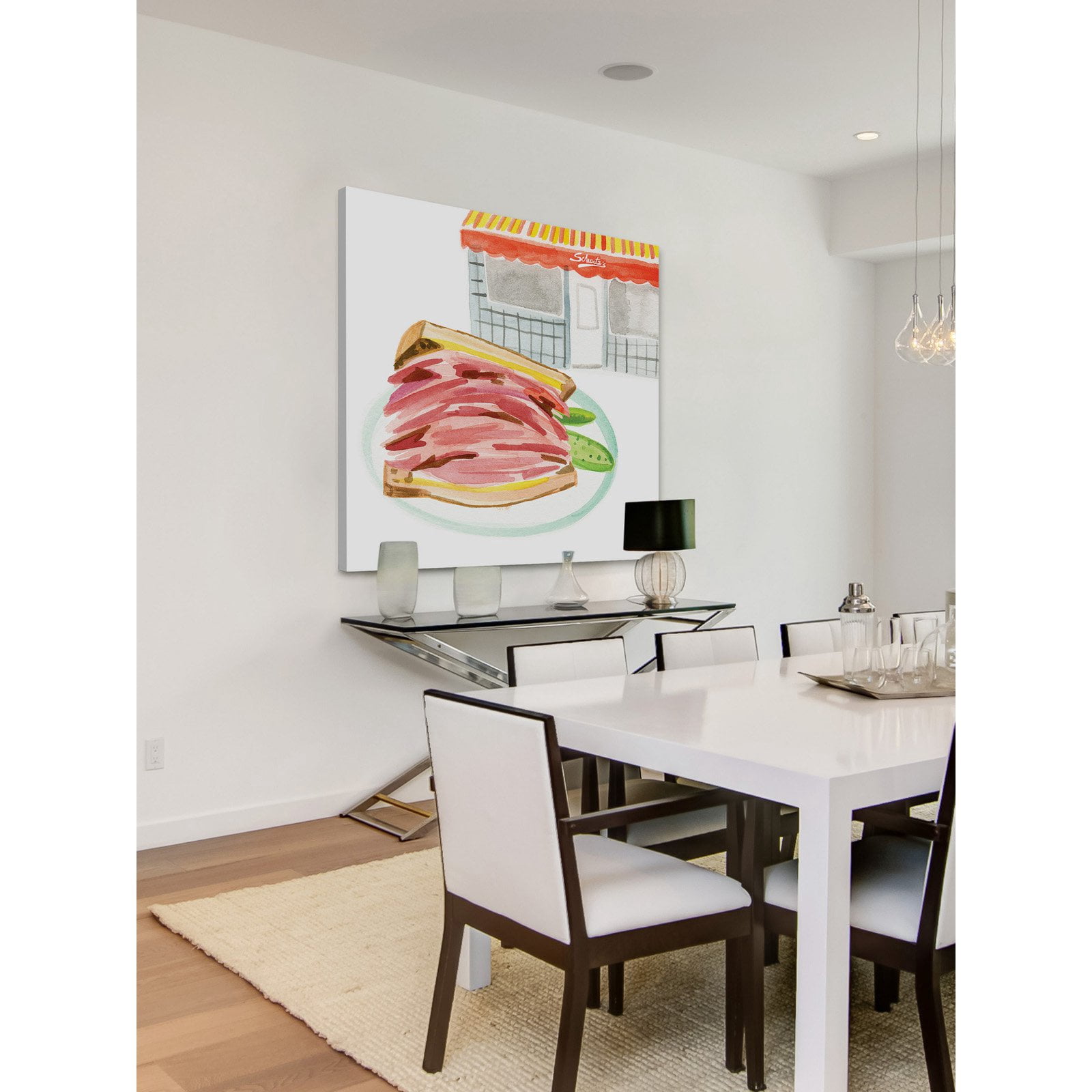 Marmont Hill "Schwartz's" by Molly Rosner Painting Print on Wrapped Canvas