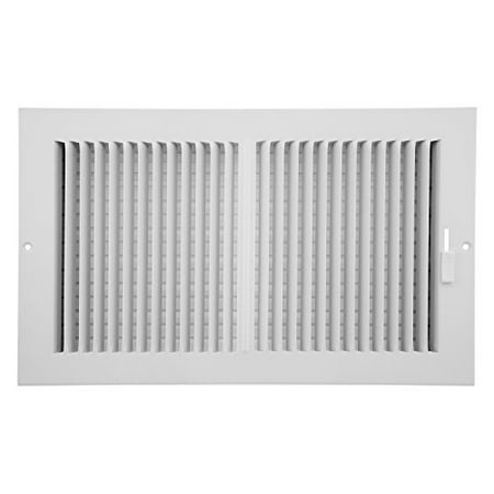 

Accord ABSWWH2148 Sidewall/Ceiling Register with 2-Way Design 14-Inch x 8-Inch(Duct Opening Measurements) White