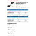 thumbnail image 2 of Brake Pad Set 8 - Compatible with 2007 - 2008 Hyundai Entourage 3.8L V6 - Autopart Premium, 2 of 2