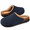 Blue, variant on LongBay Men's Memory Foam Slippers Comfy Non Slip Indoor Outdoor House Shoes