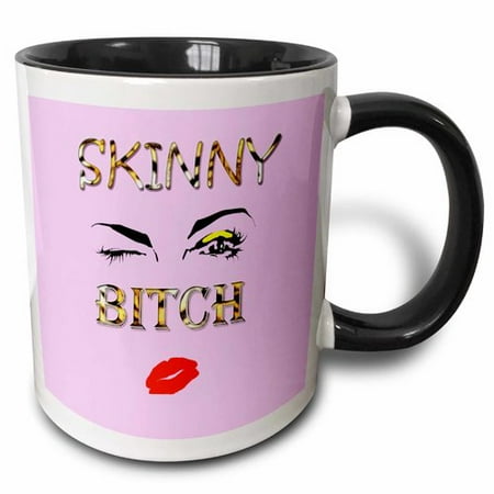 

3dRose Skinny Bitch Leopard Print Coffee Mug