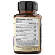 Liver Support with Milk Thistle, Chicory, Artichoke, Dandelion Root & Zinc - Herbal Liver Detox & Cleanse Support – Vegan Liver Supplement – 60 Count