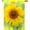 Multi1, variant on Watercolor Seasonal Sunflower Flowers Summer Spring Agriculture Landscape House Flag 28 x 40 Inch, Double Sided Large Garden Yard Welcome Flags Banners for Home Lawn Patio Outdoor Decor