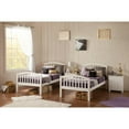 thumbnail image 4 of Richland Bunk Bed Twin over Twin with Twin Size Raised Panel Trundle Bed in White, 4 of 5