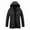 Black, variant on gbyLJF Men's Mid-long Down Jacket Solid Color Long Sleeve Hooded Puffer Jackets Winter Thickened Zip Up Outwear Coats
