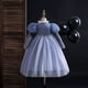 thumbnail image 3 of Vestido de princesa de primavera y verano Vestido de mujer con mangas abullonadas Vestido infantil grande Vestido de Frozen, 3 of 5