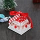 thumbnail image 5 of EeaseMX juego de cajas de regalo de chocolate con forma de pirámide de Papá Noel y rayas para fiesta de Navidad (rojas), 5 of 7