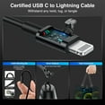 thumbnail image 3 of iPhone Car Charger - Apple MFi Certified 24W Car Fast Charger Cable Dual Port, Apple Car Charger Adapter with 2Pack 3FT iPhone Cable for iPhone 14/13, 3 of 4