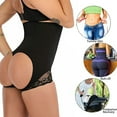 thumbnail image 5 of Lilvigor Women Waist Cincher Girdle Tummy Slimmer Sexy Thong Panty Shapewear High Rise Body Shaper Shorts, 5 of 6
