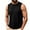 #0320-Black, variant on Men's Solid Color Waistcoat Undershirt