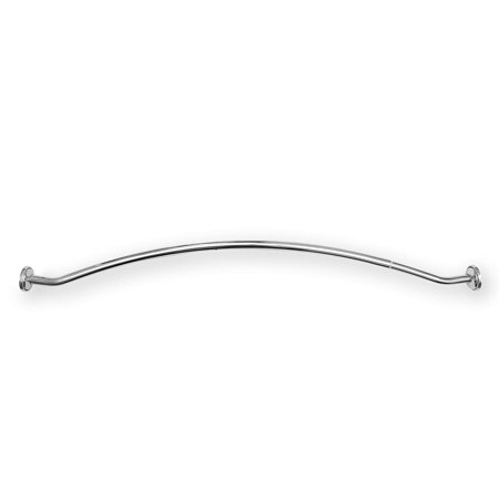 Bino Expandable Curved Shower Curtain Rod Polished Chrome 48 To 72