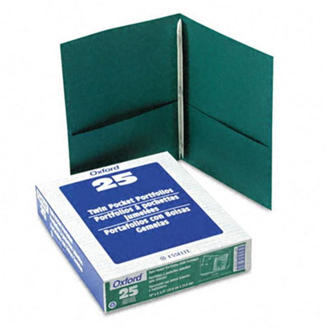 Esselte Pendaflex Corp. Oxford¬Æ Linen Finish Clear Front Report Cover 3 Fasteners Letter Navy 25box 53343