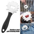 thumbnail image 2 of Stainless Steel Grill Scraper,BBQ Grate Cleaning Brush,Barbecue Scrubber Tool with Bottle Opener,Grill Cleaner for Smoker,Grid Scraper,Oven Rack Cleaning Brush, 2 of 9