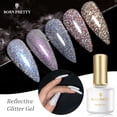thumbnail image 2 of BORN PRETTY-esmalte de uñas en Gel con purpurina reflectante, Gel de Auroras, Gel láser para manicura, Gel UV para diseño de uñas, 6ml Tan Jianjun unisex, 2 of 2