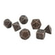 thumbnail image 4 of Dados de metal, juego de dados poliédricos de 7 piezas Juego de rol Dados Dados poliédricos de metal Probado y confiable, 4 of 12