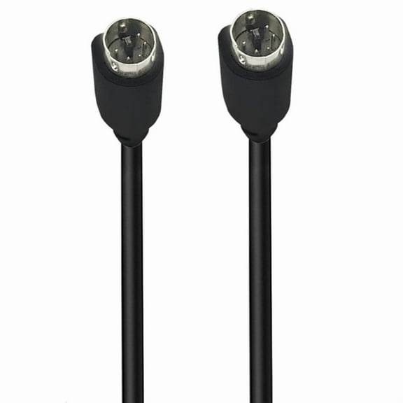 Mini Din 5PIN Adapter Cable Excellent Electrical Conductivity 5Pin Male to Male Cable for Media Centers Receiver