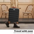 thumbnail image 5 of Coolife Luggage 3 Piece Set Suitcase Spinner Hardshell Lightweight TSA Lock, 5 of 8