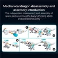 thumbnail image 3 of Desmontaje Y Montaje De Dinosaurios Para Niños, Conjunto Desmontable De Tornillos, Triceratops Tyrannosaurus, Juguetes De Montaje De Inteligencia sonducket FN003243-02, 3 of 6