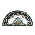 thumbnail image 4 of CHLOE Norene Tiffany-Style Victorian Stained-Glass Window Panel 12.5" Height, 4 of 4