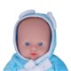 thumbnail image 2 of Soft Body Baby Doll Lifelike Newborn Baby Doll Simulation Reborn Baby Doll 8 InchesBlue Gown, 2 of 4
