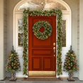 thumbnail image 2 of Navidad Fruta Roja Bastón De Navidad 180 Cm Cifrado Rojo Decoración De Navidad Puerta De Bastón Puerta De Bastón, 2 of 5