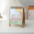 thumbnail image 3 of CAROOTU Mini Desk Calendar 2022 Arts Creative DIY Mini Calendar Cartoon Desktop Ornament Monthly Calendar, 3 of 7