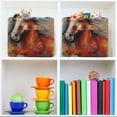 thumbnail image 7 of Horses Painting Storage Bins Baskets With Handles Storage Box Clothes Organizer Organization Toys, 7 of 7