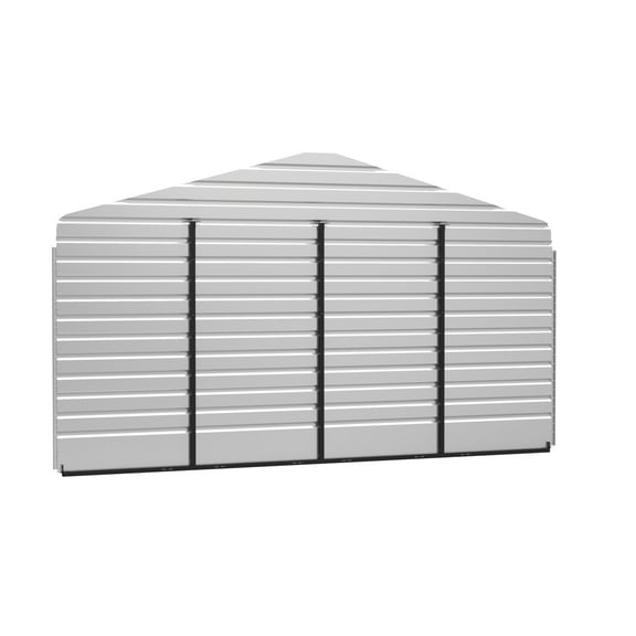 Arrow 20 x 9 ft Charcoal Rear Wall Kit For Steel Carport