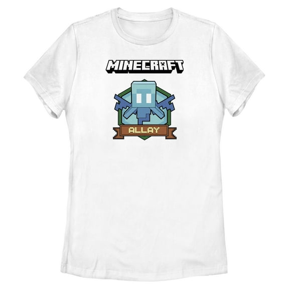 Womens Minecraft Allay Badge T Shirt