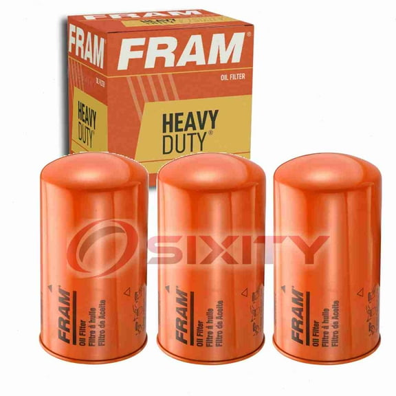 3 pc FRAM PH42A Heavy Duty Engine Oil Filters for 97214983 D376 LF16102 LF524 PF2232 PS-1010 Oil Change Lubricant Filters