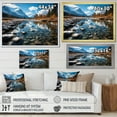thumbnail image 4 of Designart "The Rockies Majestic Presence in Canada I" Landscapes Floater Framed Canvas Print, 4 of 7