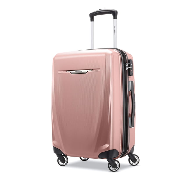 Equipaje de mano duro Samsonite Winfield 3 DLX de 20 pulgadas, color rosa