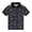 Black, variant on MUXiin Boys T Shirts Size 8 Basic Tee Button Collar Tropical Print Boys Hawaiian Shirt Short Sleeve Streetwear Active Shirt Toddler To Big Kid
