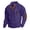Dark Purple, variant on Letdown Corduroy Mens Stand Collar Sweatshirts with 1/4 Button, Color Block Long Sleeve Casual Loose Fit Pullover Comfortable Soft Fabric (Beige, L)