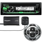 JVC KD-R97MBS Marine CD with SXV300 Sirius XM Tuner and RM-RK62M Remote