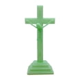 thumbnail image 2 of Jesús con cruz, artesanía religiosa, colección de oración luminosa, para estantes, adorno, decoración de escritorio, inauguración de la, 2 of 9