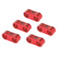 thumbnail image 1 of Unique Bargains 5 Pcs AN6 Hose Fuel Line Separator Clamp Blue, 1 of 6