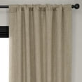 thumbnail image 3 of HPD Half Price Drapes Nomad Tan Faux Linen Room Darkening Curtains for Bedroom & Living Room Curtains (1 Panel), Door & Window Curtains 84 inches long, Rod Pocket Curtains & Drapes, 50W X 84L, 3 of 12