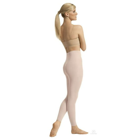 Intimates Adult Non-Run Footless Tights, Theatrical Pink - 2XL