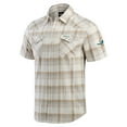 thumbnail image 2 of Men's Darius Rucker Collection by Fanatics Gray Miami Dolphins Plaid Full-Snap Shirt, 2 of 4