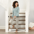thumbnail image 6 of Regalo Extra Wide 2-in-1 Metal Stairway & Hallway Baby Safety Gate with Mounting Kit, Ages 6–24 Months, Black, 6 of 10