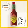 thumbnail image 2 of TABASCO Brand Habanero Sauce, Spicy & Fruity Habanero Hot Sauce, Glass Bottle, Jamaican-Style, Packed with Heat, Great for Wing Sauce, Shrimp Kabobs, & More, 5 Fl Oz (Pack of 1), 2 of 5